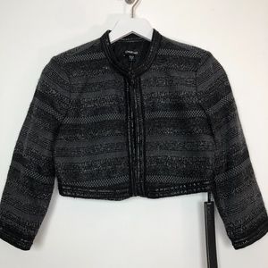 NWT bebe Alandra Tweed Crop Jacket
